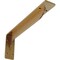 Ekena Millwork Embrey Steel Bracket, Hammered Gold 2"W x 14"D x 5 1/4"H BKTM02X14X05EBHGO - alternate 1